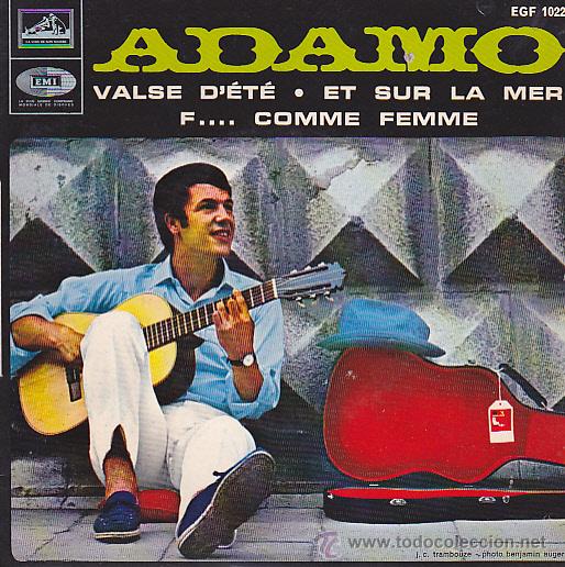Discos de vinilo: EP ADAMO  VALSE DETE - Foto 1