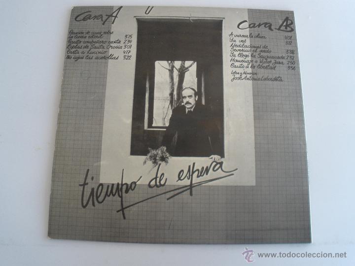 Discos de vinilo: LABORDETA - TIEMPO DE ESPERA - Foto 3