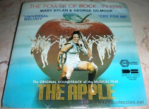 Discos de vinilo: MARY HYLAN & GEORGE GILMOUR - UNIVERSAL MELODY / CRY FOR ME - DEL MUSICAL THE APPLE - SINGLE