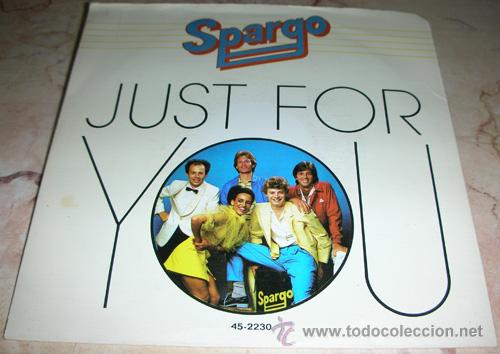 Discos de vinilo: SPARGO - JUST FOR YOU - SINGLE - Foto 3