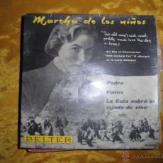 Discos de vinilo: MARCHA DE LOS NIÑOS / LA GATA SOBRE EL TEJADO DE ZINC + 2. EP. BELTER 1969. Lote 44418947