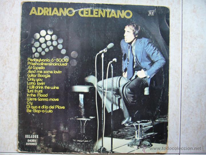 Discos de vinilo: ADRIANO CELENTANO - PENNSYLVANIA 6-5000 - Foto 1