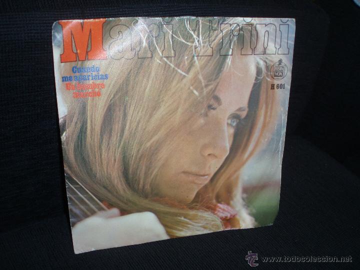Discos de vinilo: mari trini-cuando me acaricias - Foto 1