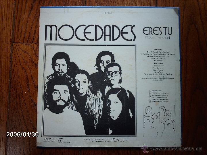 Discos de vinilo: mocedades  -   eres tu  -  edici&oacute;n canadiense - Foto 2