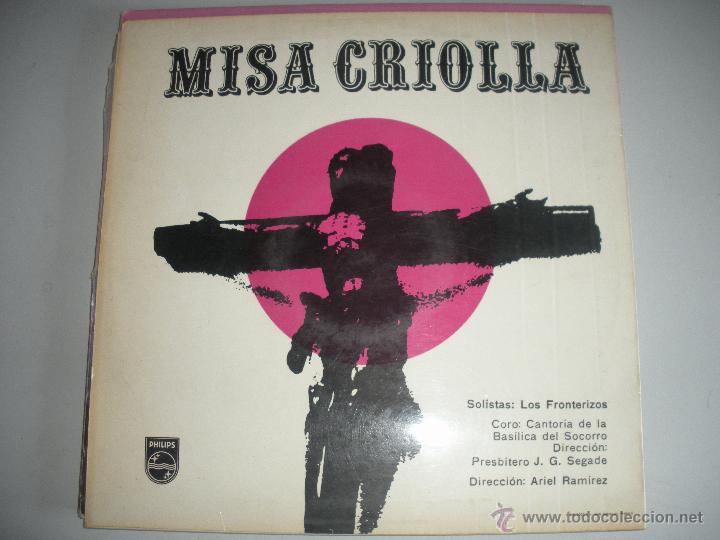 Discos de vinilo: MAGNIFICO LP DE - MISA - CRIOLLA - - Foto 1