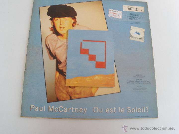 Discos de vinilo: Paul McCartney - Ou Est Le Soleil? - Foto 2