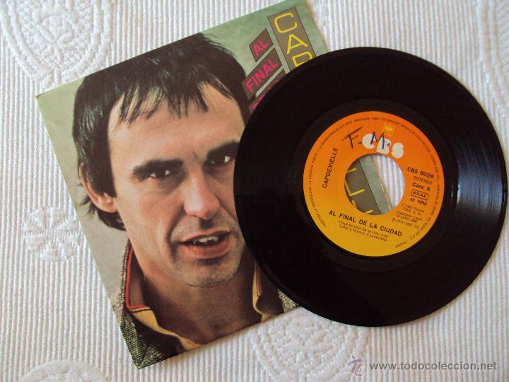 Discos de vinilo: JEAN PATRICK CAPDEVIELLE, AL FINAL DE LA CIUDAD (CBS 1979) SINGLE ESPA&Ntilde;A - PEDIDO MINIMO 7&euro; - Foto 3