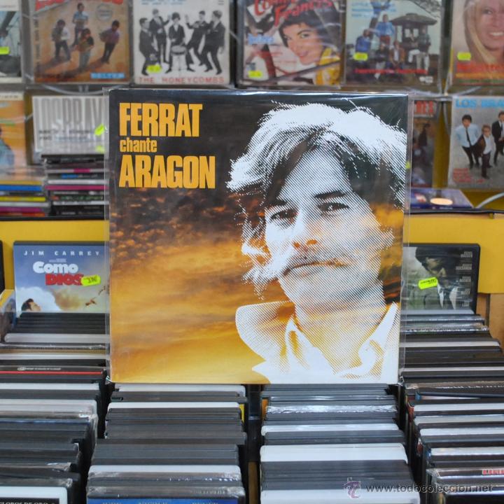Discos de vinilo: JEAN FERRAT - FERRAT CHANTE ARAGON - LP - Foto 1