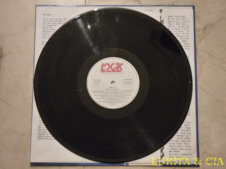 Discos de vinilo: SNAP! WORLD POWER - ARIOLA 1990. - Foto 6