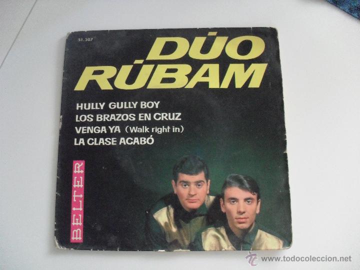 Discos de vinilo: DUO RUBAM - HULLY GULLY BOY + 3 EP 1963 - Foto 1