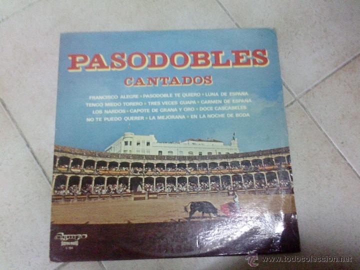Discos de vinilo: lp pasodobles cantados - Foto 1