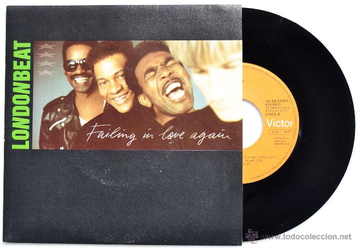 Discos de vinilo: LONDONBEAT-FAILING IN LOVE AGAIN-JEMI (RCA SINGLE 1989) SP&Ntilde;