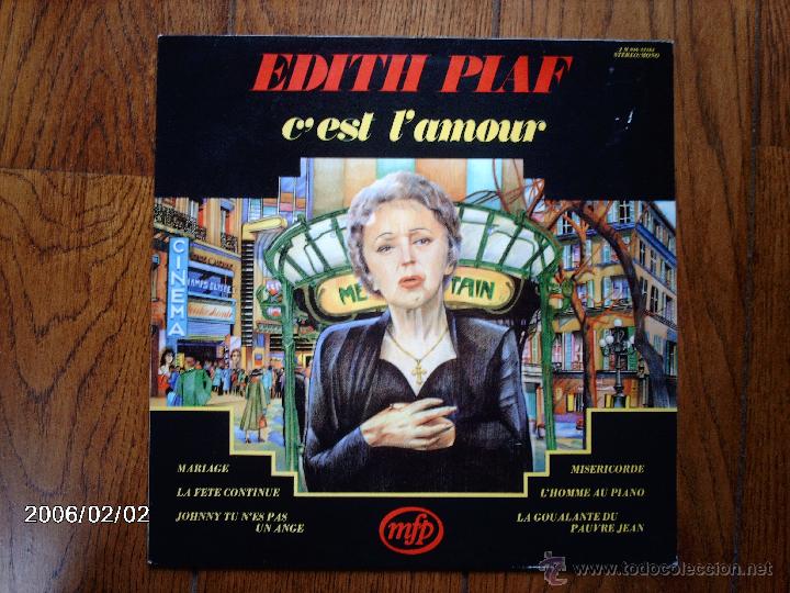 Discos de vinilo: edith piaf  - c&acute;est l&acute;amour - Foto 1