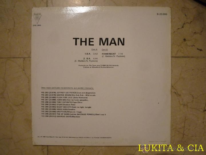 Discos de vinilo: MAXI - THE MAN B.A. - DISCOS VICTORIA 1985. - Foto 2