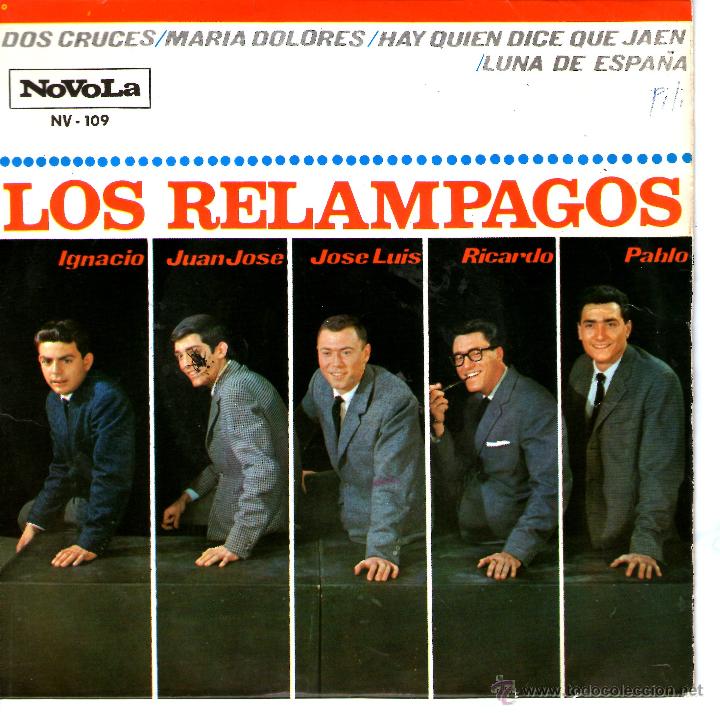 Discos de vinilo: LOS RELAMPAGOS / DOS CRUCES - Foto 1
