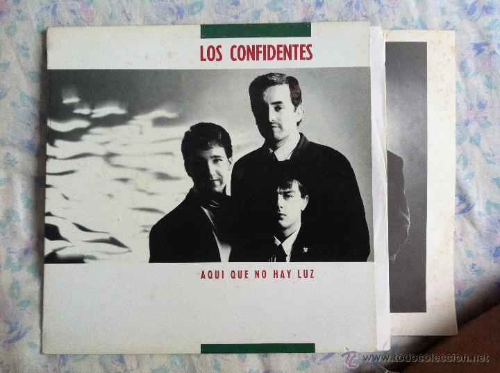 Discos de vinilo: LP LOS CONFIDENTES-AQUI NO HAY LUZ - Foto 1