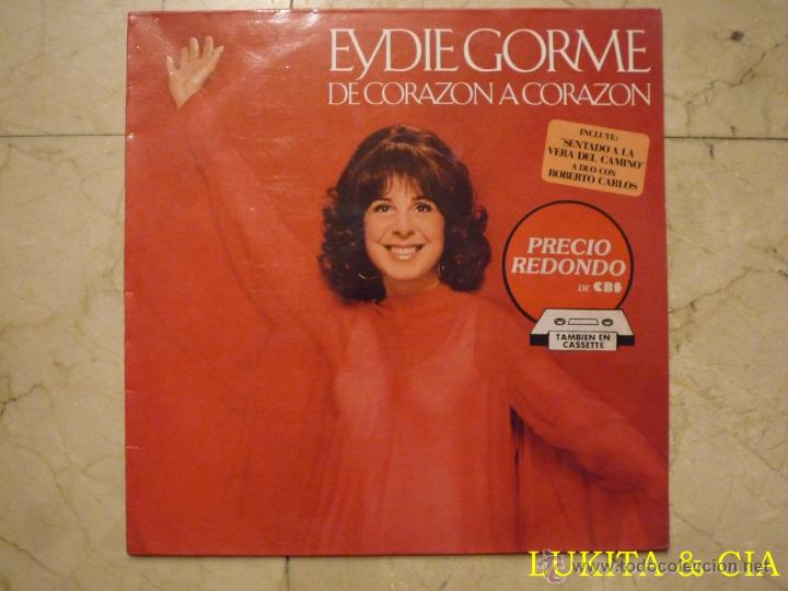 Discos de vinilo: LP - EYDIE GORME - DE CORAZ&Oacute;N A CORAZ&Oacute;N - 1988. - Foto 1