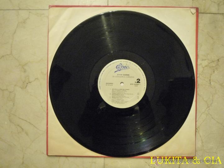 Discos de vinilo: LP - EYDIE GORME - DE CORAZ&Oacute;N A CORAZ&Oacute;N - 1988. - Foto 5