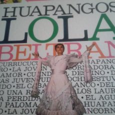 Discos de vinilo: LOLA BELTRAN CANCIONES Y HUAPANGOS DISCO DE VINILO LP. Lote 44554587