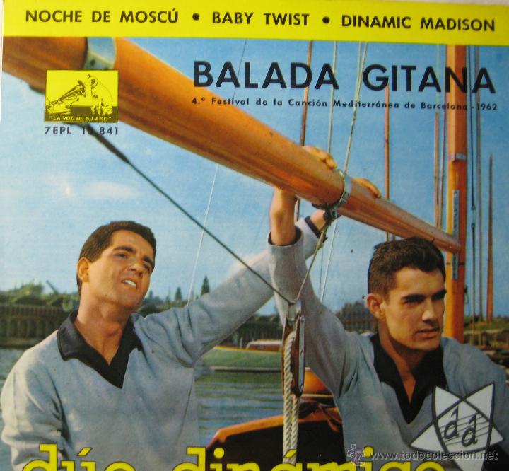 Discos de vinilo: DUO DINAMICO. BALADA GITANA. LA VOZ DE SU AMO 1962. - Foto 1