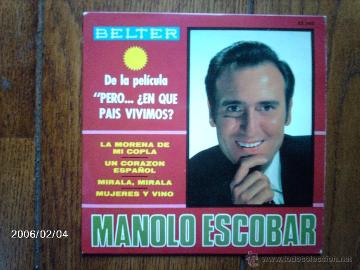 Discos de vinilo: manolo escobar  -  la morena de mi copla  +  3 - Foto 1