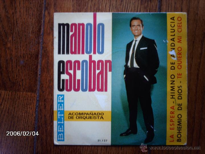 Discos de vinilo: manolo escobar  -  la espera  +  3 - Foto 1