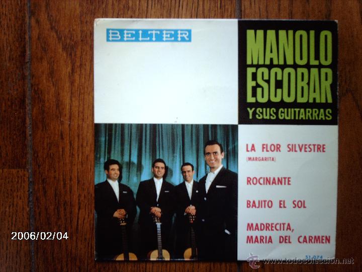 Discos de vinilo: manolo escobar  -  la flor silvestre  +  3 - Foto 1