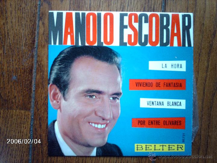 Discos de vinilo: manolo escobar  -  la hora  +  3 - Foto 1