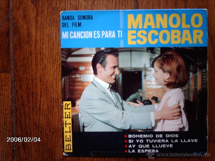 Discos de vinilo: manolo escobar  -  bohemio de dios  +  3 - Foto 1
