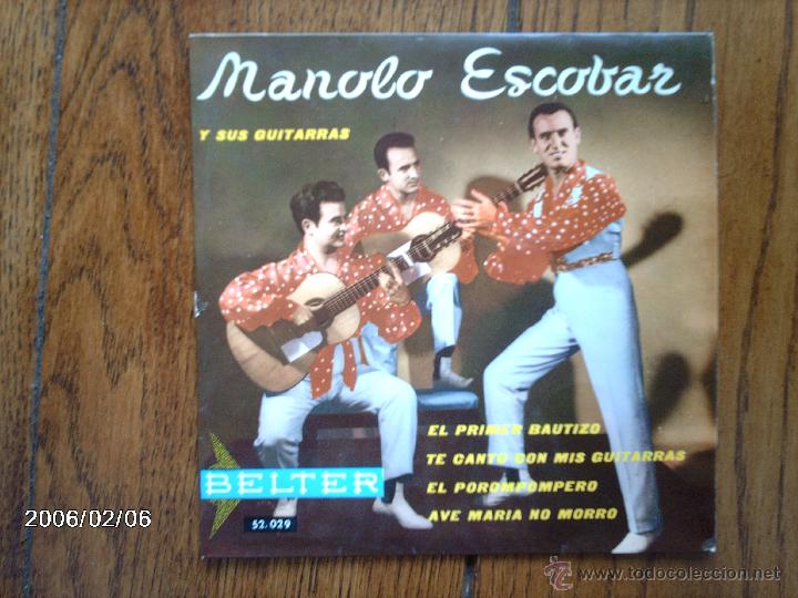Discos de vinilo: manolo escobar  -  el porompompero  +  3 - Foto 1