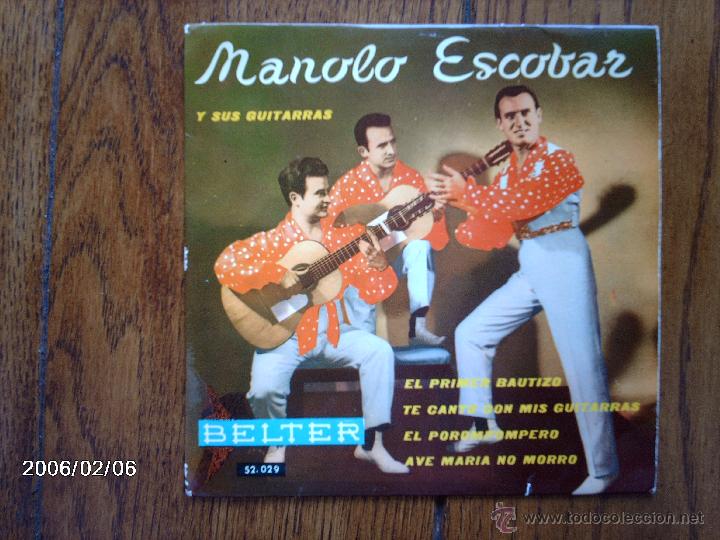 Discos de vinilo: manolo escobar  -  el porompompero  +  3 - Foto 1