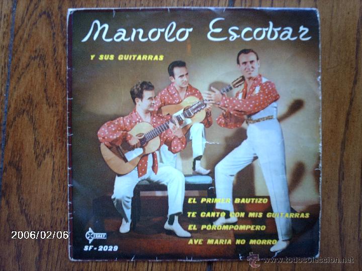 Discos de vinilo: manolo escobar  -  el porompompero  +  3 - Foto 1