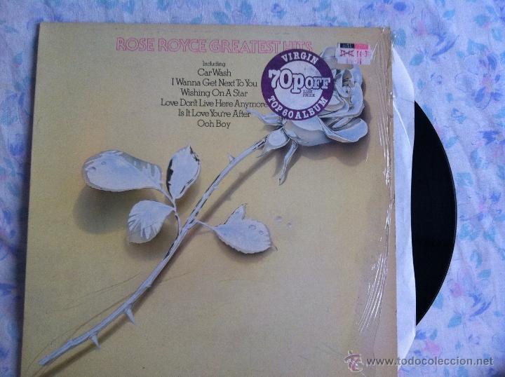 Discos de vinilo: LP ROSE ROYCE-GREATEST HITS-UK - Foto 1