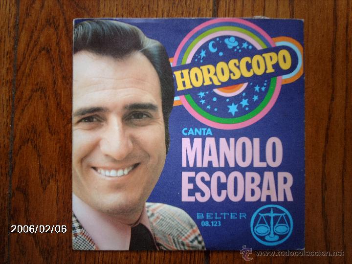 Discos de vinilo: manolo escobar  -  horoscopo   +   protesta de amor - Foto 1