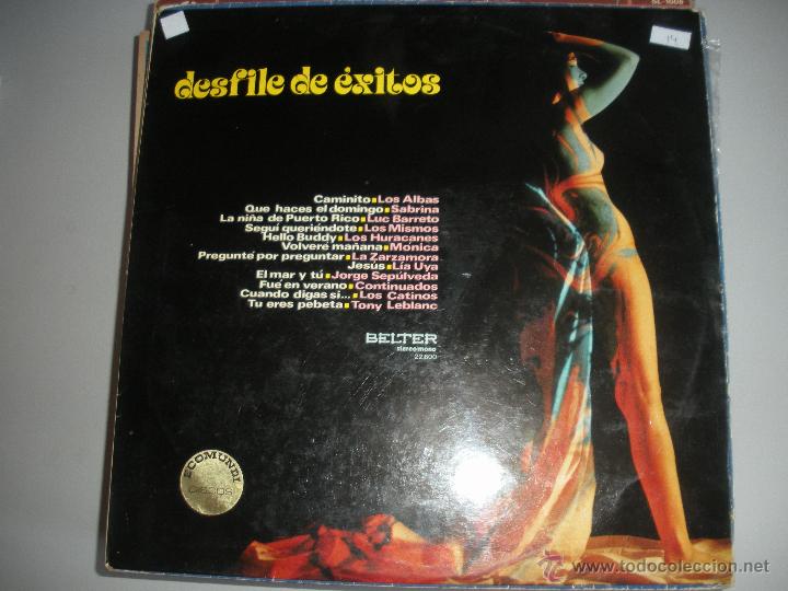 Discos de vinilo: MAGNIFICO LP DE - DESFILE DE EXITOS - ESPA&Ntilde;OLES - - Foto 1