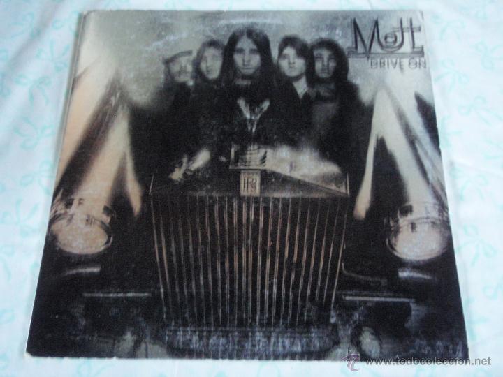 Discos de vinilo: Mott &lrm;&ndash; Drive On UK 1975 CBS - Foto 1