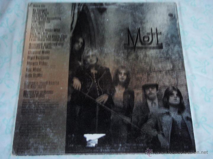 Discos de vinilo: Mott &lrm;&ndash; Drive On UK 1975 CBS - Foto 2