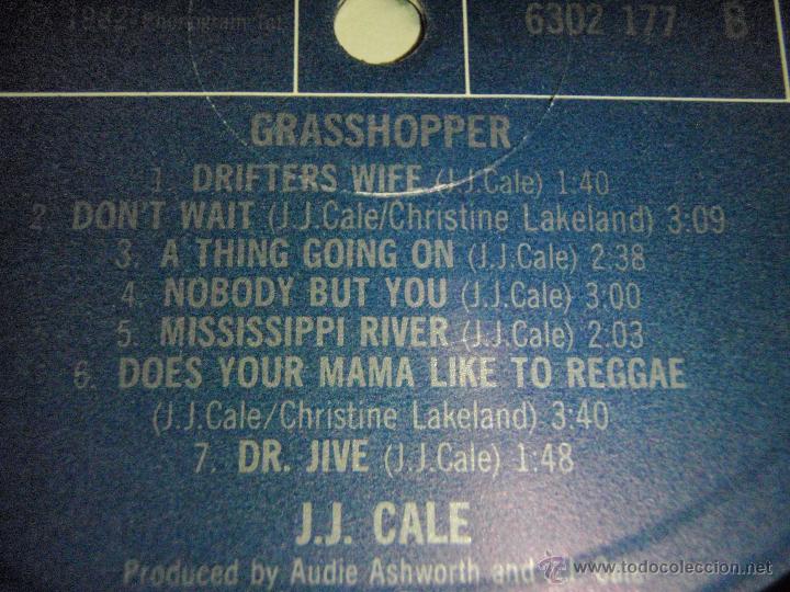 Discos de vinilo: J.J. Cale &lrm;&ndash; Grasshopper Scandinavia,1982 Mercury - Foto 6