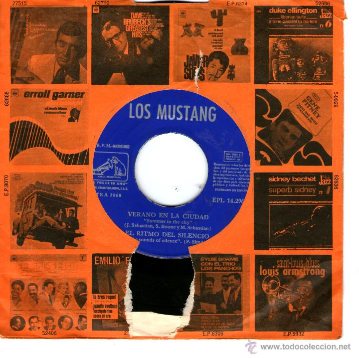 Discos de vinilo: LOS MUSTANG - Submarino amarillo - Foto 2