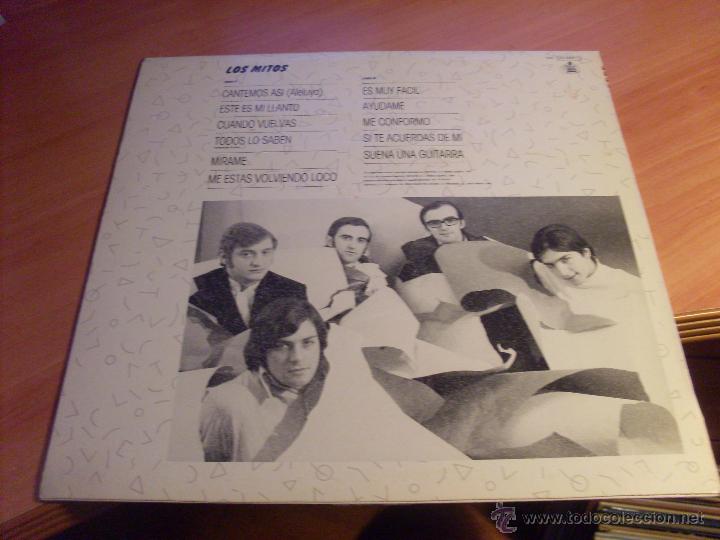 Discos de vinilo: LOS MITOS LP ESPA&Ntilde;A 1986 (B-1) - Foto 2