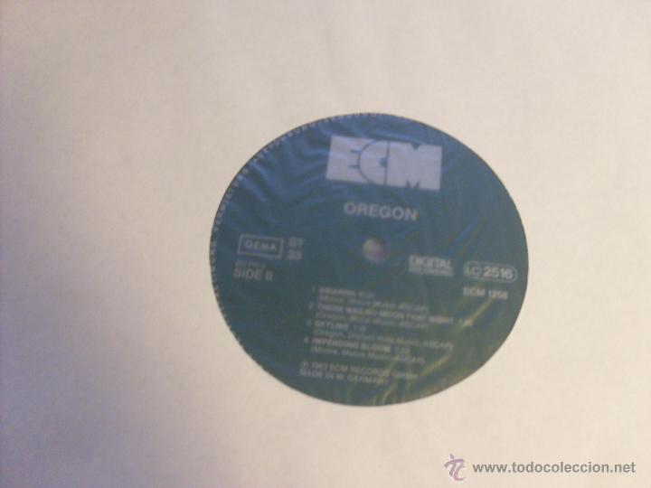 Discos de vinilo: OREGON (OREGON) LP 1983 ALEMANIA (B-2) - Foto 3