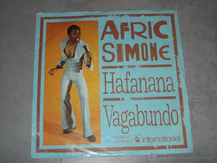 Discos de vinilo: AFRIC SIMONE - HAFANANA - MADE IN GERMANY - SINGLE - Foto 1