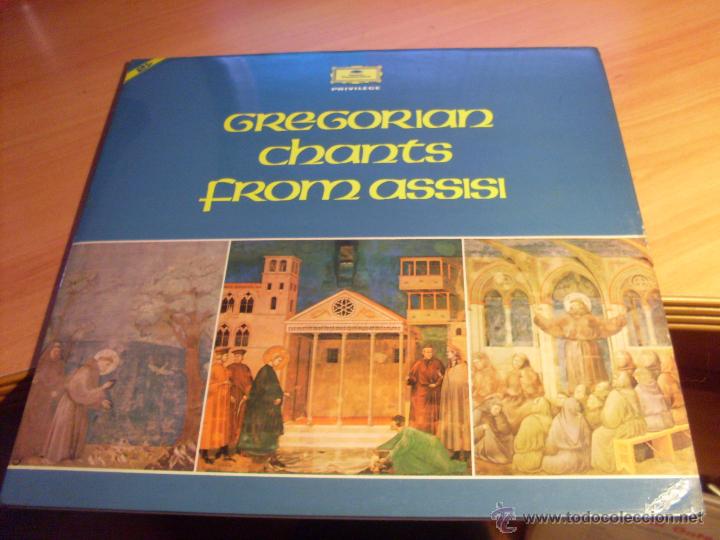 Discos de vinilo: GREGORIAN CHANTS FROM ASSISI DOBLE LP 1966 (B-2) - Foto 1