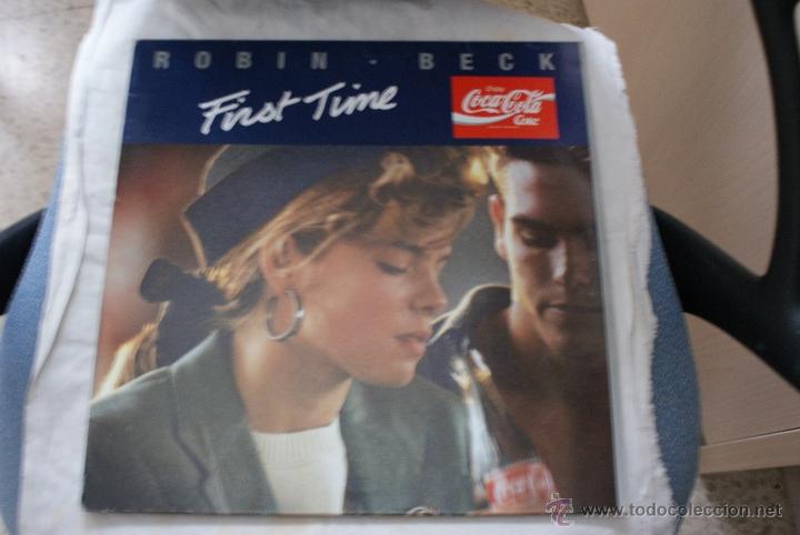 Discos de vinilo: lp robin beck first time -  coca-cola - Foto 1