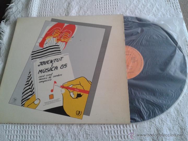 Disques de vinyle: JOVENTUT I MUSICA 85. CANT CORAL MUSICA DE CAMBRA COMPOSICIO. DISCO DE VINILO LP 1985