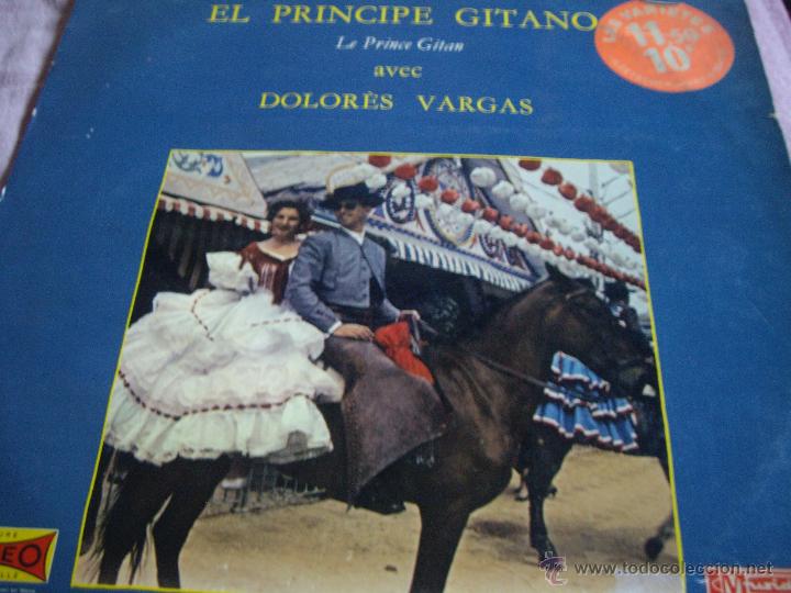 Discos de vinilo: EL PRINCIPE GITANO CON DOLORES VARGAS-EDICION FRANCESA - Foto 1