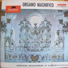 Discos de vinil: LP - ORGANO MAGNIFICO - GUNTHER BRAUSINGER AL ORGANO (SPAIN, DISCOS POLYDOR 1963). Lote 44714816