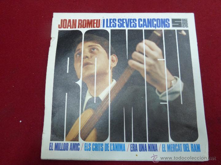 Discos de vinilo: JOAN ROMEU,  EL MILLOR AMIC + 3 TEMAS -  A&Ntilde;O 1968 - Foto 1
