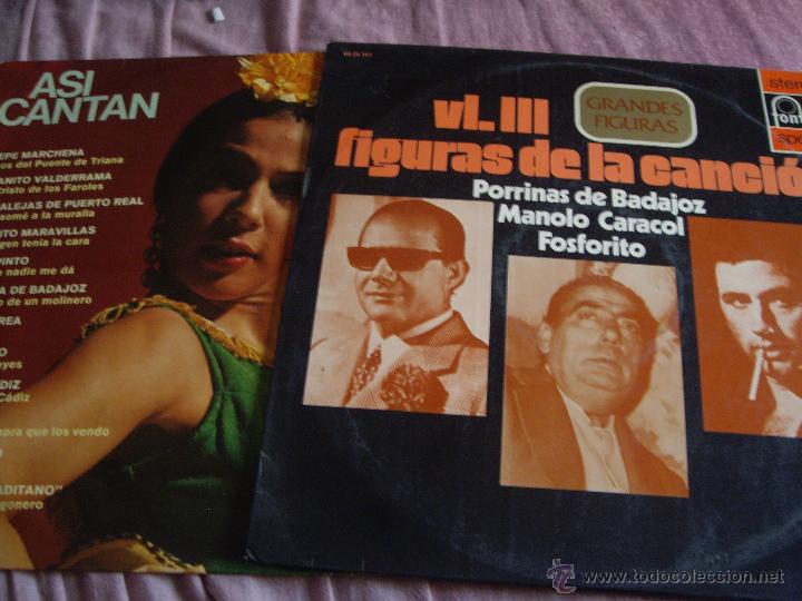 Discos de vinilo: LOTE DE DOS LPS DE FLAMENCO