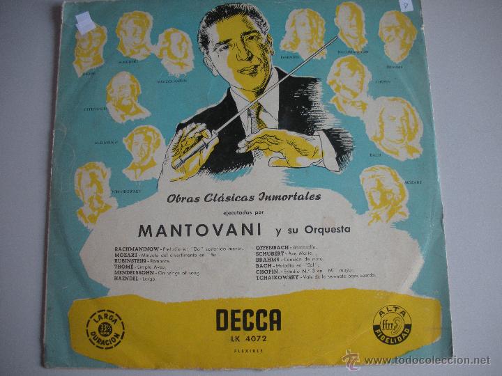 Discos de vinilo: MAGNIFICO LP DE - MANTOVANI - - Foto 1